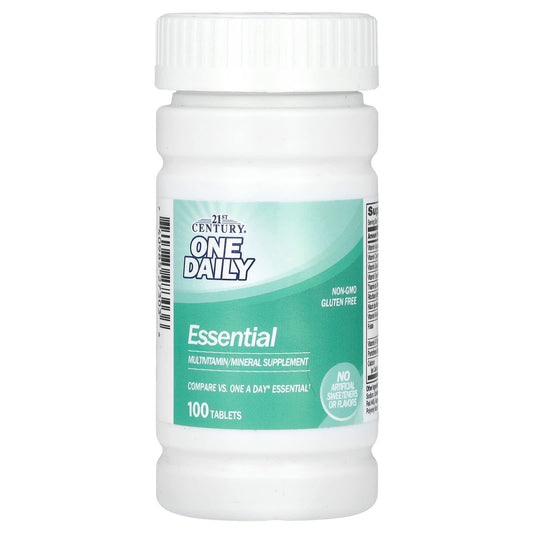 21st Century, One Daily, Essential, 100 Tablets - Medaid International