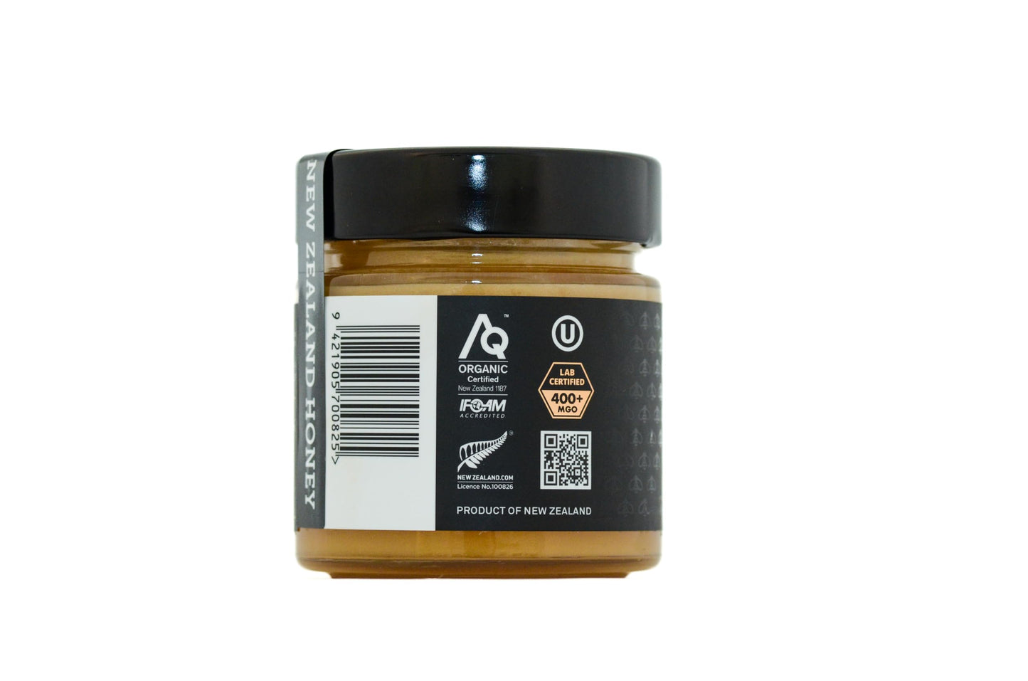 100% Organic New Zealand Raw Manuka Honey 400MGO – 10oz Glass Jar, Kosher Certified, Pure Superfood, Independently Tested, Non-GMO, Hive to Hand - Medaid International