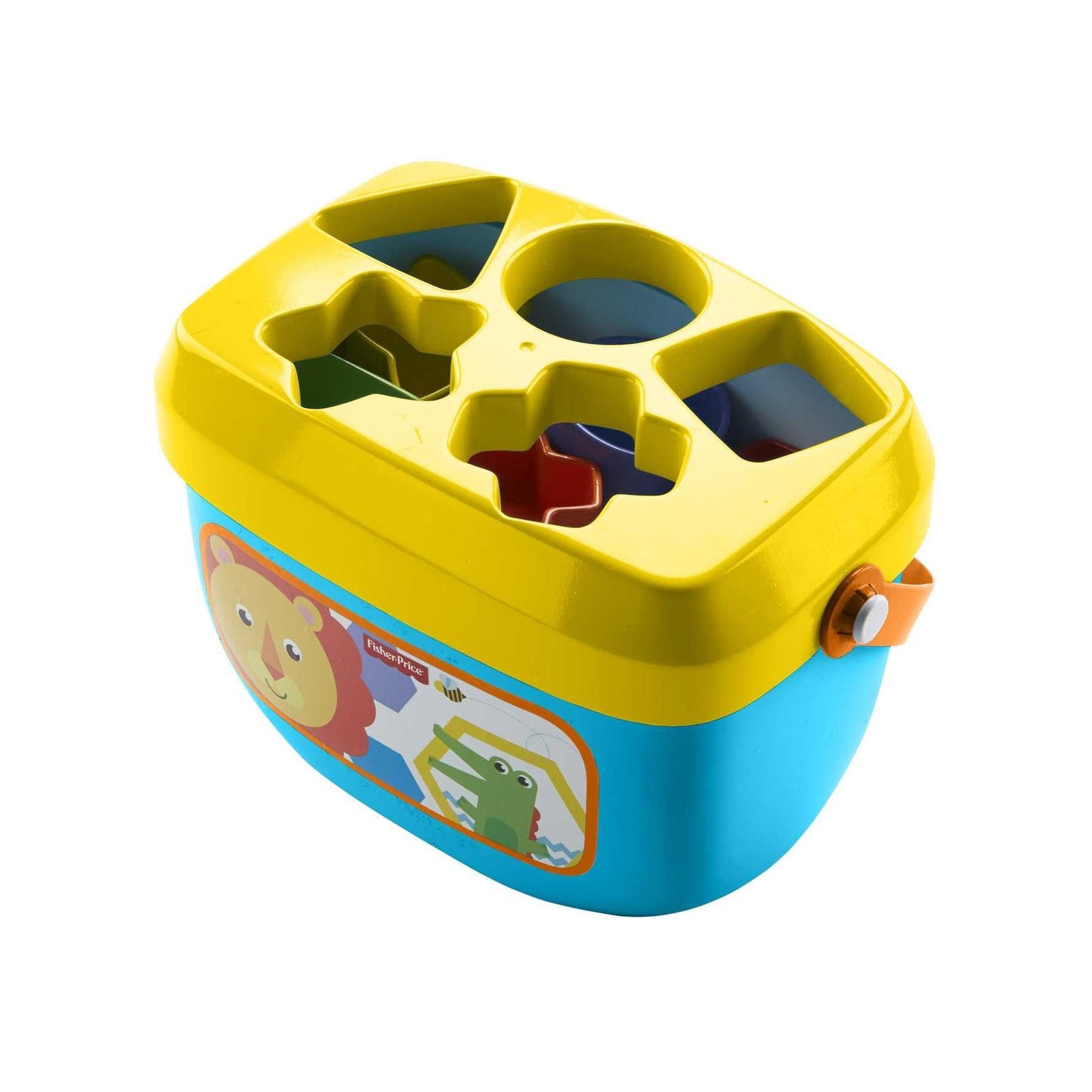 Fisher-Price Stacking Toy Baby's First Blocks Set of 10 Shapes for Sorting Play for Infants Ages 6+ Months - Medaid International