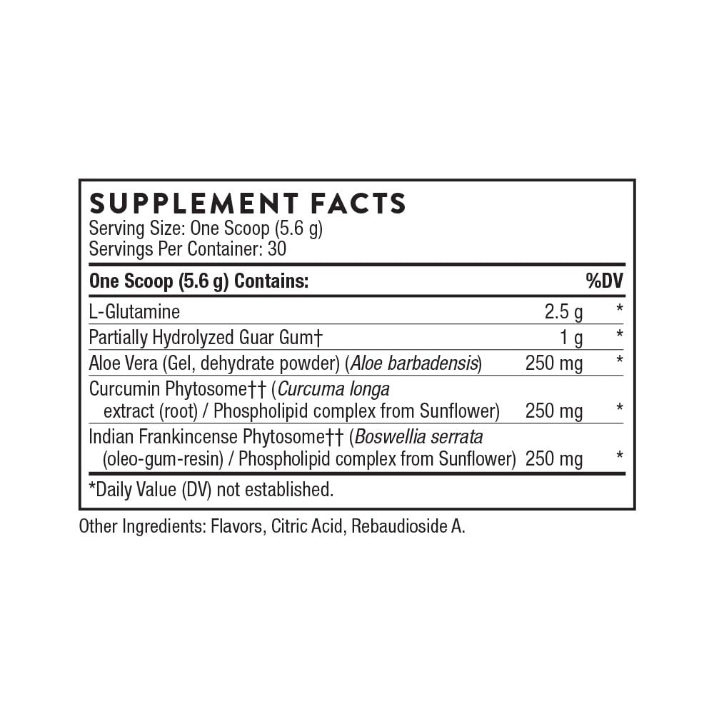 THORNE - EnteroMend - Botanical and Amino Acid Formula to Support Intestinal Health* - Orange Vanilla Flavor - 5.9 Oz - Medaid International