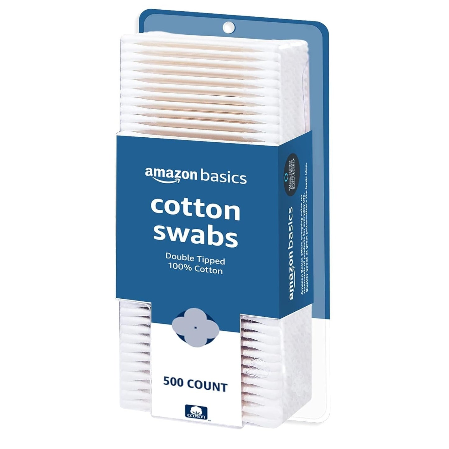 Amazon Basics Cotton Swabs, 500 Count - Medaid International
