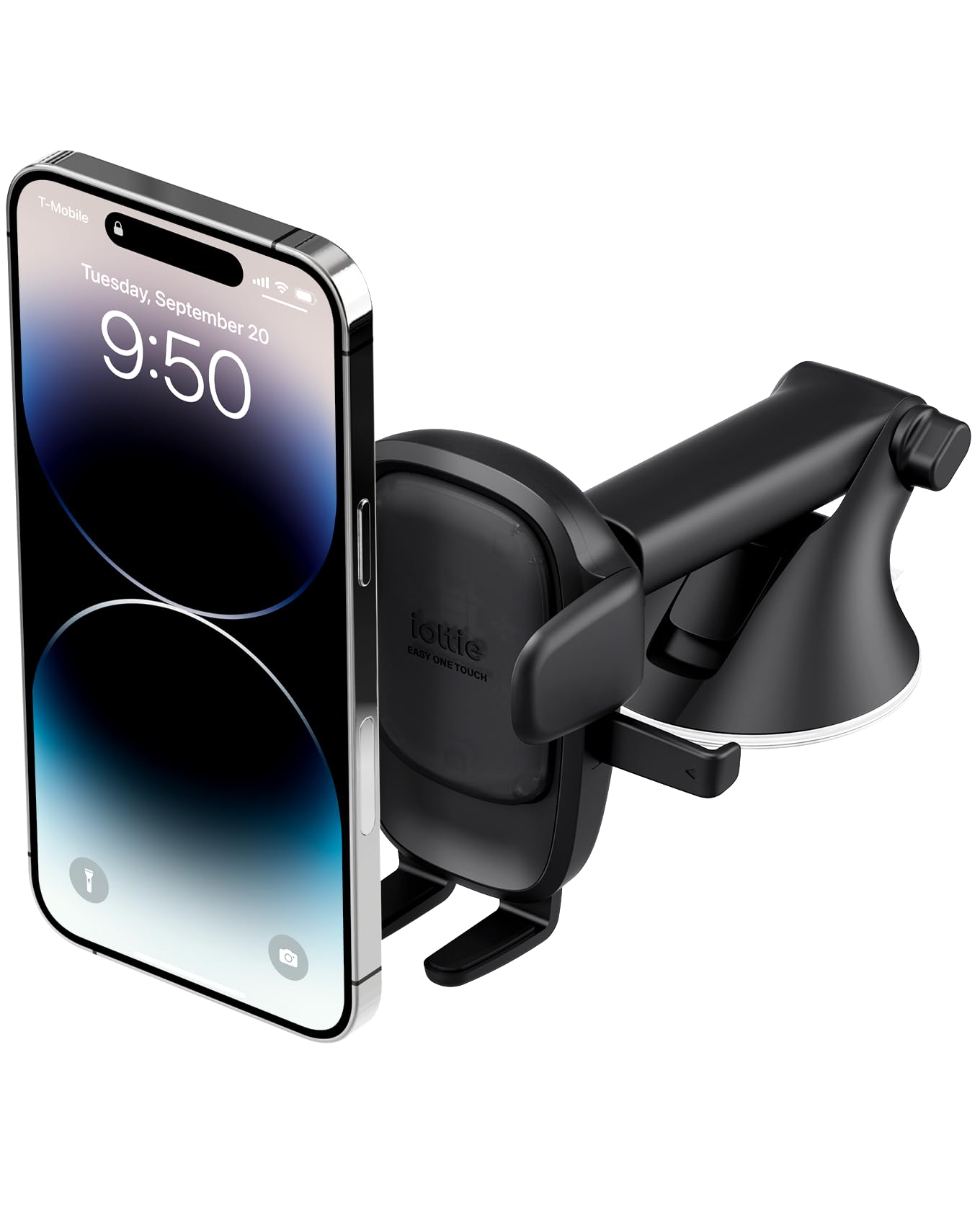 iOttie Easy One Touch Advanced Universal Car Mount Dashboard & Windshield Suction Cup Phone Holder for iPhone, Samsung, Google, All Smartphones - Medaid International