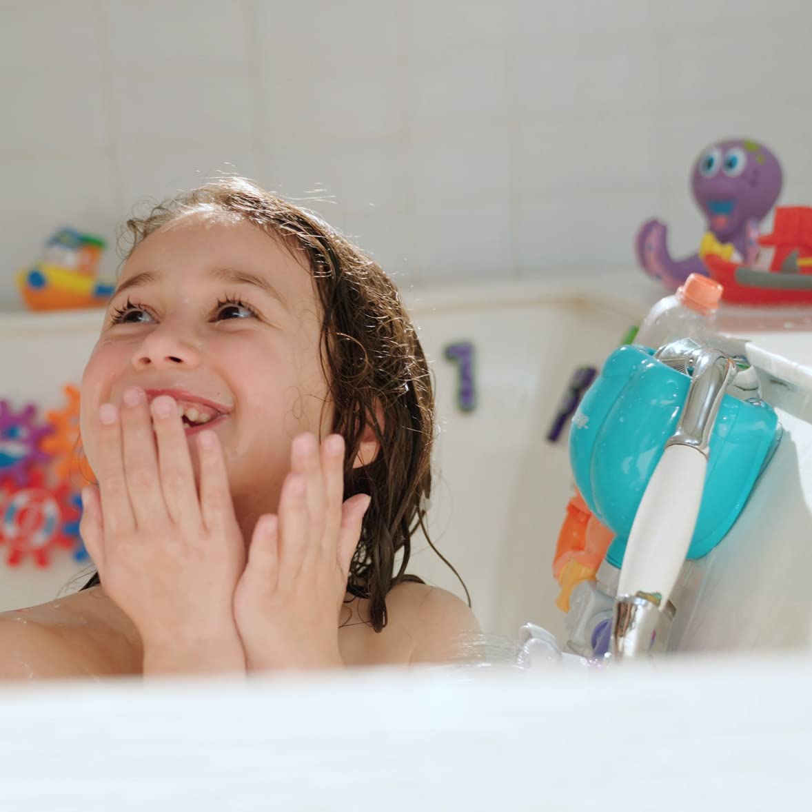 Nuby Wacky Waterworks Pipes Bath Toy - Baby Bathtub Toy with Interactive Features for Cognitive Development - Medaid International