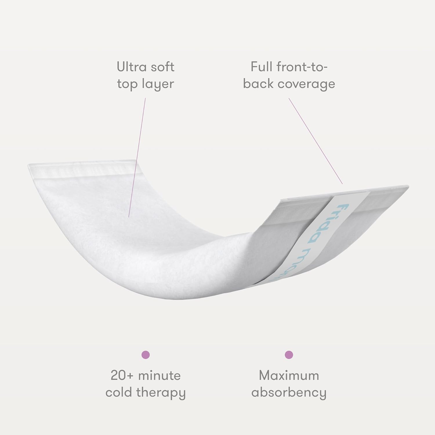 Frida Mom 2-in-1 Postpartum Pads, Absorbent Perineal Ice Maxi Pads, Instant Cold Therapy Packs and Maternity Pad in One - Medaid International