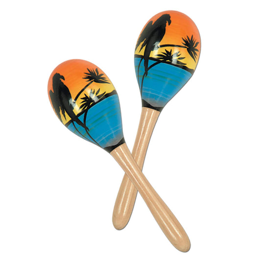Beistle Tropical Fun Party Maracas - Medaid International