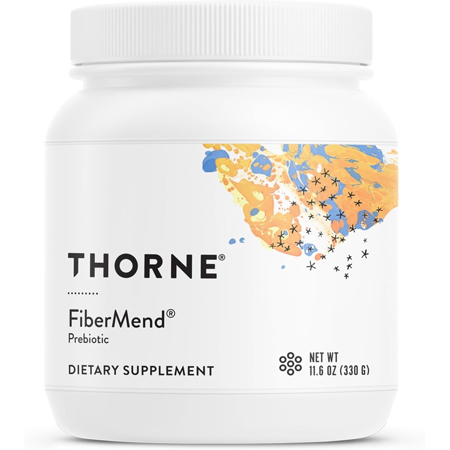 THORNE - FiberMend - Prebiotic Fiber Powder to Help Maintain Regularity and Balanced GI Flora* - 11.6 Oz - Medaid International