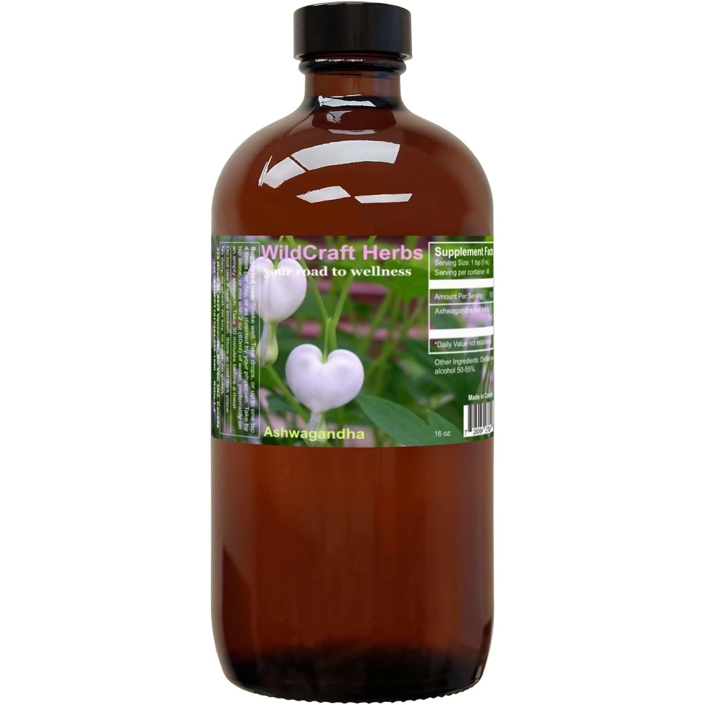Ashwagandha Herb Tincture Extract 16 oz - Medaid