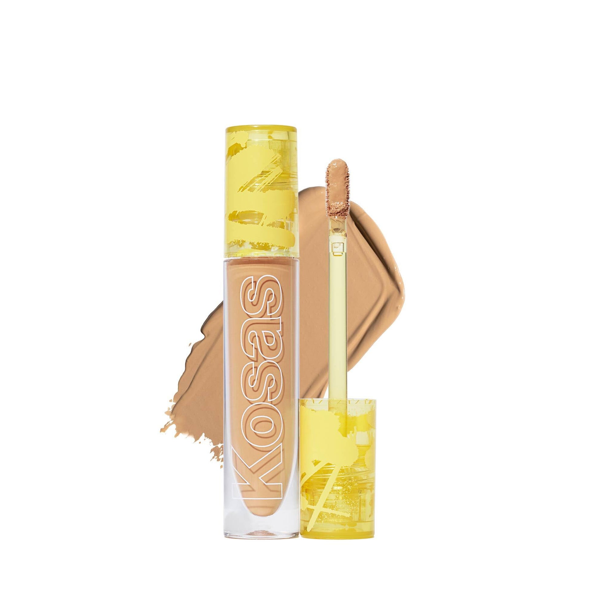 Kosas Revealer Concealer - Medium Coverage Makeup with Hyaluronic Acid, Conceals Dark Circles Under Eyes, Dark Spots and Blemishes + Brightens, Hydrates, Long-Lasting & Vegan, (Tone 6.5 O) - Medaid International