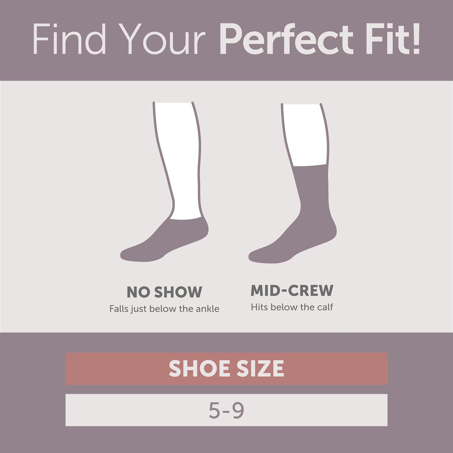 Hanes Women's Originals SuperSoft Mid Crew Socks, Half-Cushioned Socks for Women, 6-Pairs - Medaid International