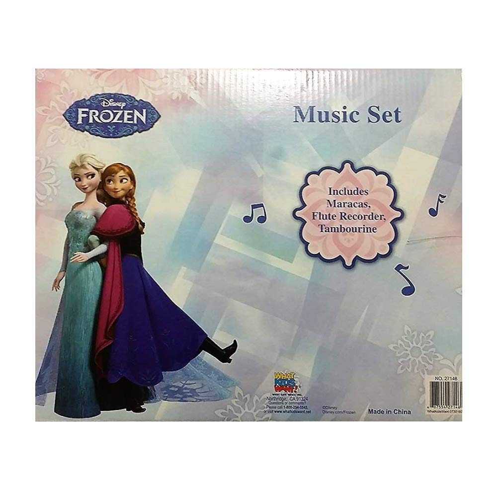 Disney Frozen Musical Instrument Set (Recorder, Maracas, Tambourine) - Medaid International