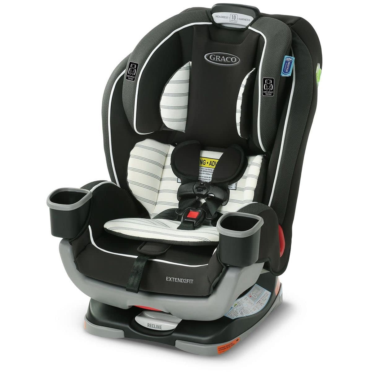 Graco Extend2Fit Convertible Car Seat, Rear-Facing and Forward-Facing, Extended Rear-Facing Seat Option, Redmond, Ideal for Newborns, Infants, and Toddlers - Medaid International