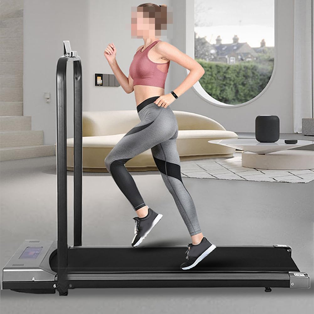 Llchaensc Under Desk Treadmill,Walking Pad, under Desk Treadmill for Home Office, 2 in 1 Portable Walking Treadmill, Walking Jogging Machine in LED Display - Medaid International