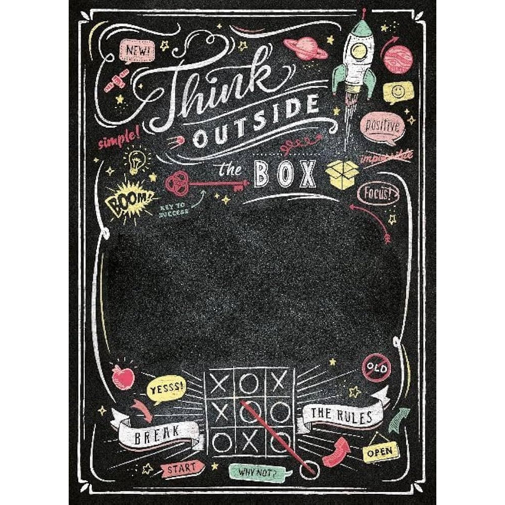 Blackboard Puzzle - Think Outside The Box - 1000 Pieces - Medaid International
