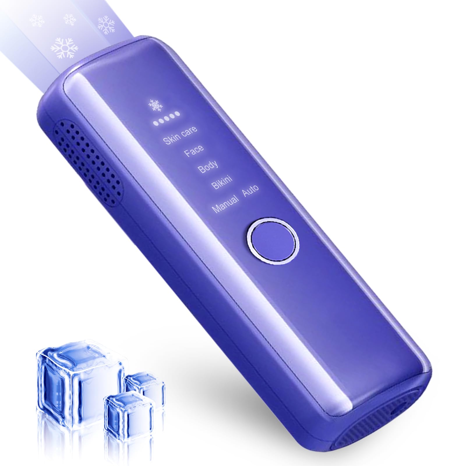 IPL Hair Removal,Laser Hair Removal device with Ice Cooling, Painless & Long-Lasting Results, At-Home Hair Remover, 5 Levels, 2 Modes, 3 in 1 Set, Permanent hair removal for women and man. - Medaid International