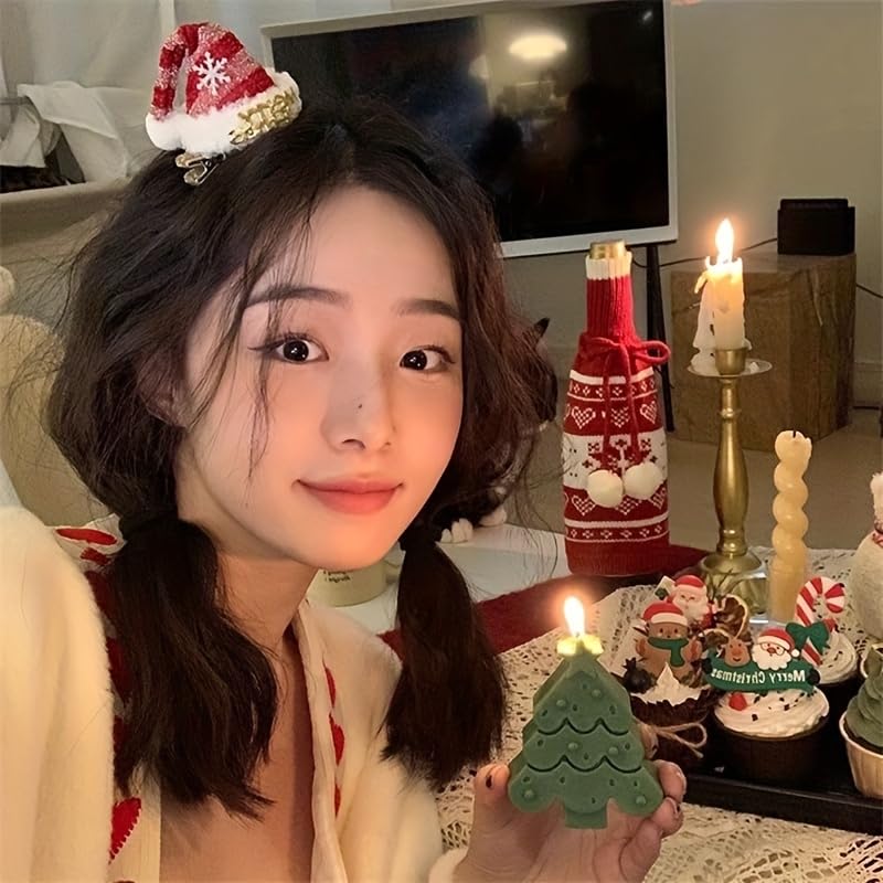 Christmas Bottle Topper Decor - Santa Wine Bottle Cover with Design, Festive Party Decoration for Holiday Home Decor, Christmas Party Supplies - Medaid International