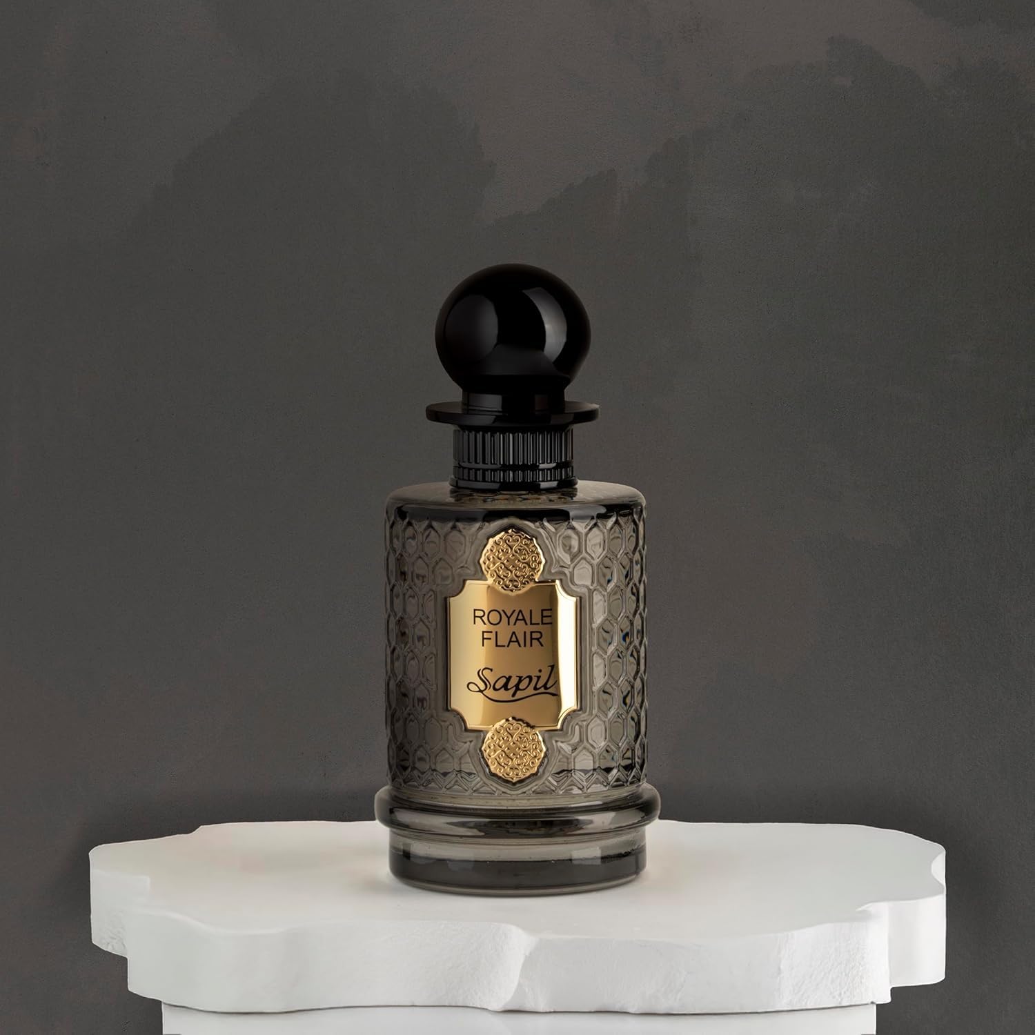 Sapil Royale Flair Unisex Eau De Parfum β Spicy Woody Oud & Amber Blend β Long-Lasting Premium Luxury Fragrance for Men & Women β Arabic Dubai Perfume β 3.38 oz - Medaid International