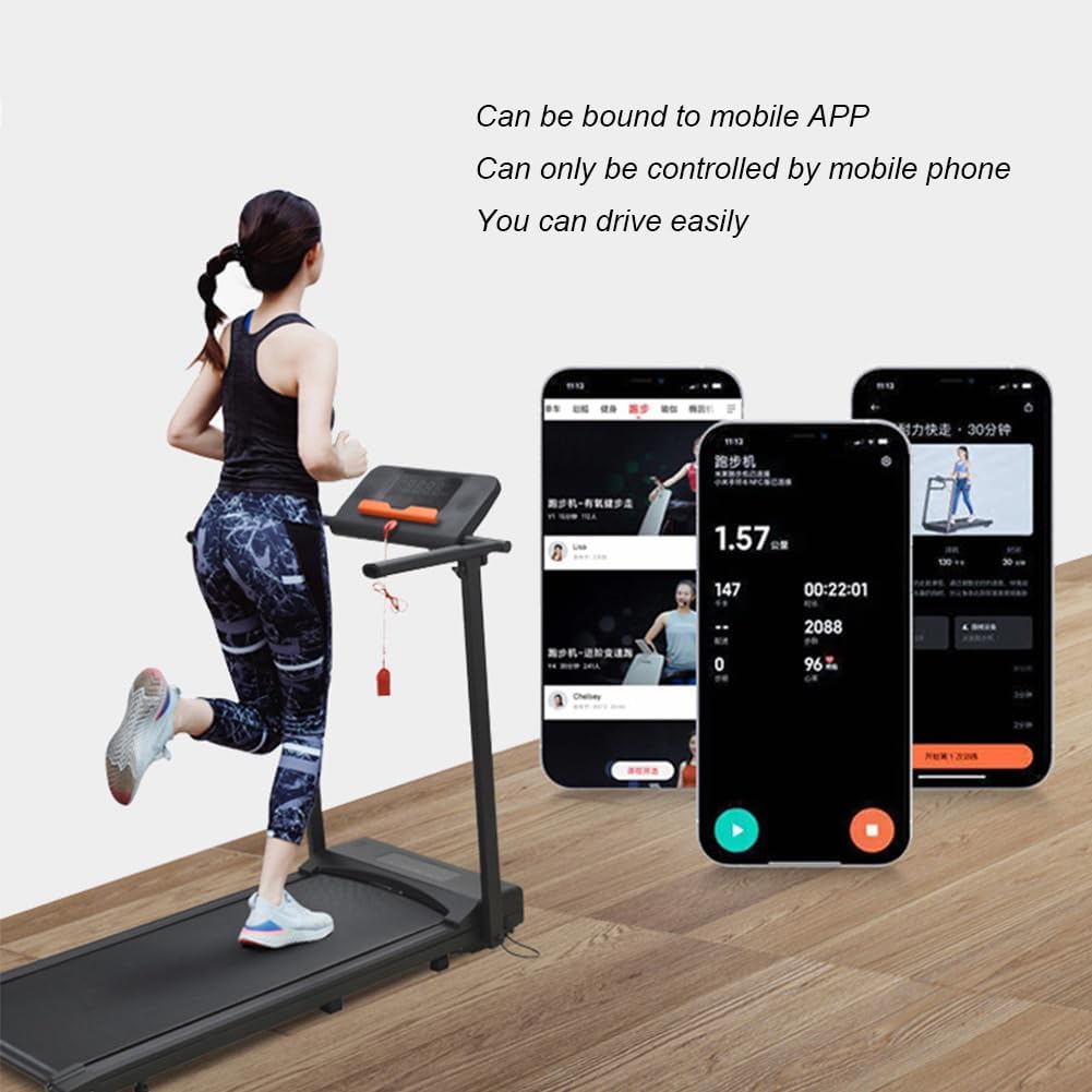 Llchaensc Walking Pad under Desk Treadmill Walking Treadmill Max Speed 8Km/H 2 in 1 Treadmills for Home Office Desk Treadmill for Walking Jogging Running - Medaid International