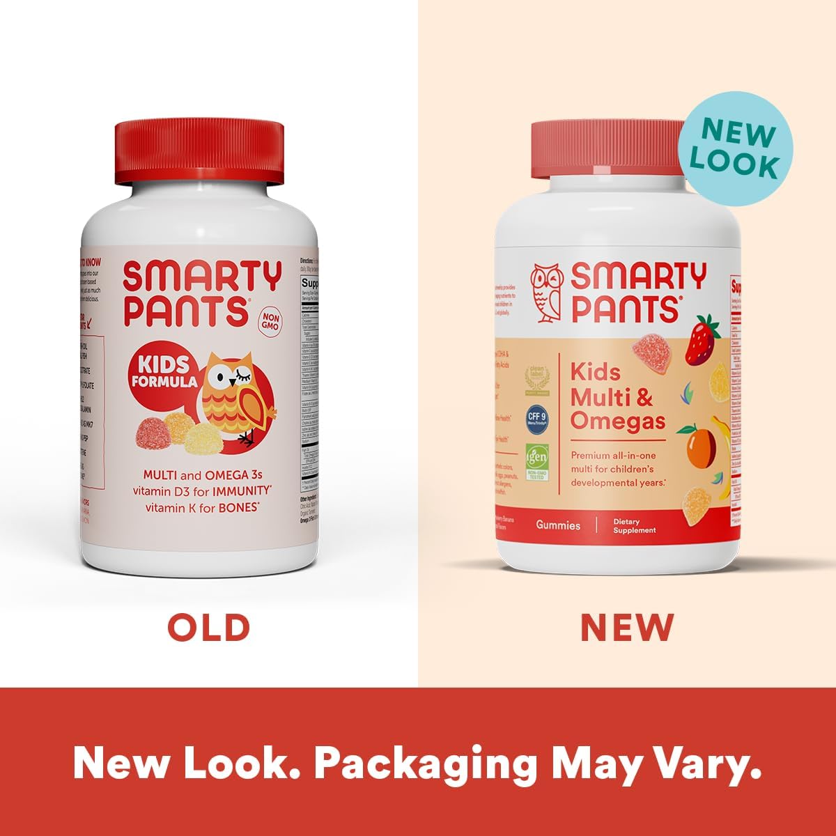 SmartyPants Kids Multivitamin Gummies: Omega 3 Fish Oil (EPA/DHA), Vitamin D3, C, Vitamin B12, B6, Vitamin A, K & Zinc - 120 Count (30 Day Supply) - Medaid