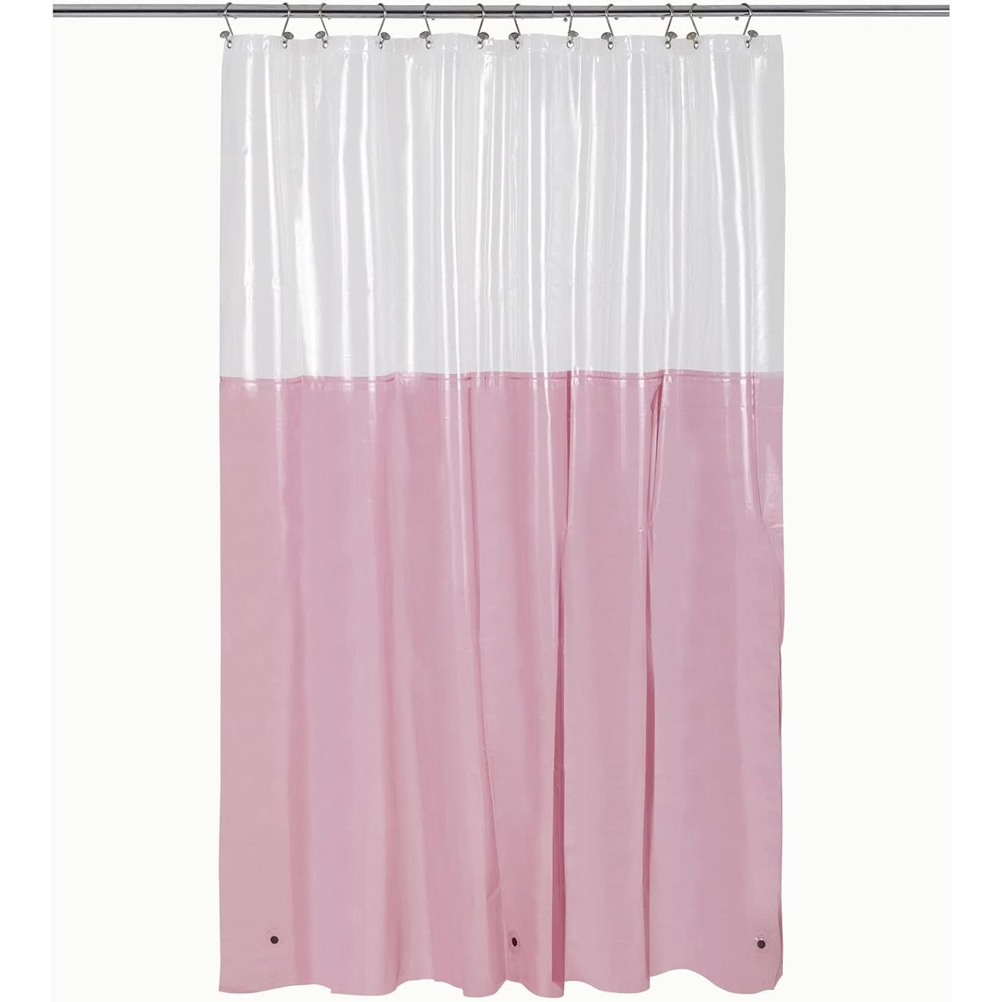 Barossa Design Plastic Shower Liner Clear - Premium PEVA Shower Curtain Liner with Rustproof Grommets and 3 Magnets, Waterproof Cute Lightweight Standard Size Shower Curtains for Bathroom - Clear - Medaid International