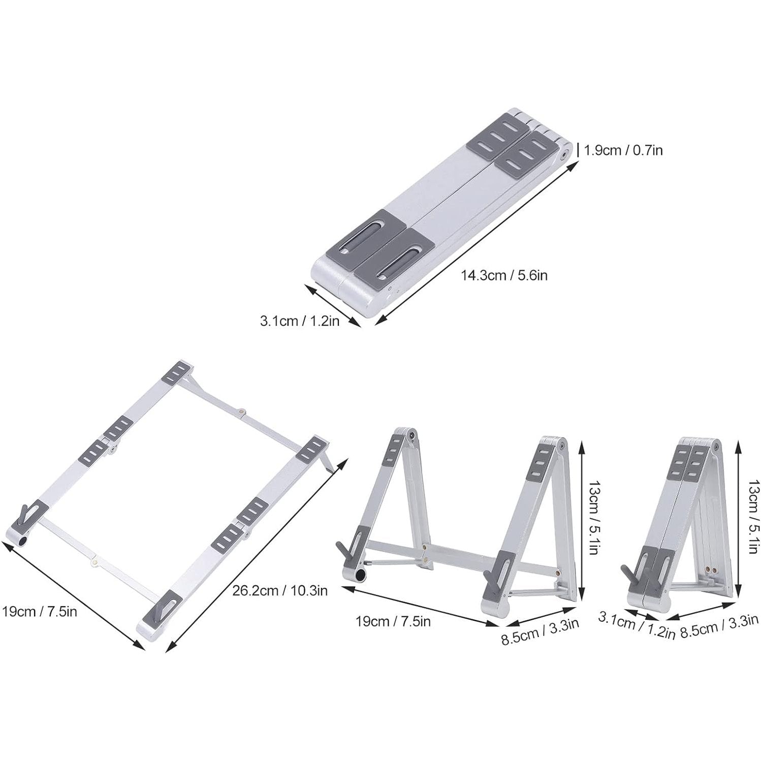 Foldable Laptop, Phone & Tablet Stand - Medaid International