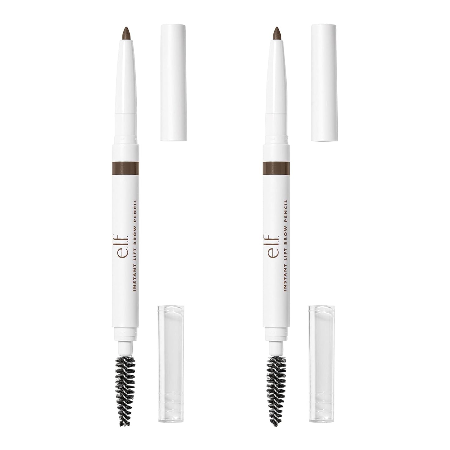 e.l.f., Instant Lift Brow Pencil, Dual-Sided, Precise, Fine Tip, Shapes, Defines, Fills Brows, Contours, Combs, Tames, Neutral Brown, 0.006 Oz - Medaid International