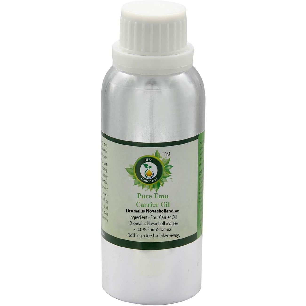 Emu Oil | Dromaius Novaehollandiae | For Massage | For Hair Growth | Pure Emu Oil | Emu Carrier Oil | Natural moisturizer | Unrefined | For Face | For Skin | 5ml | 0.169oz By R V Essential - Medaid