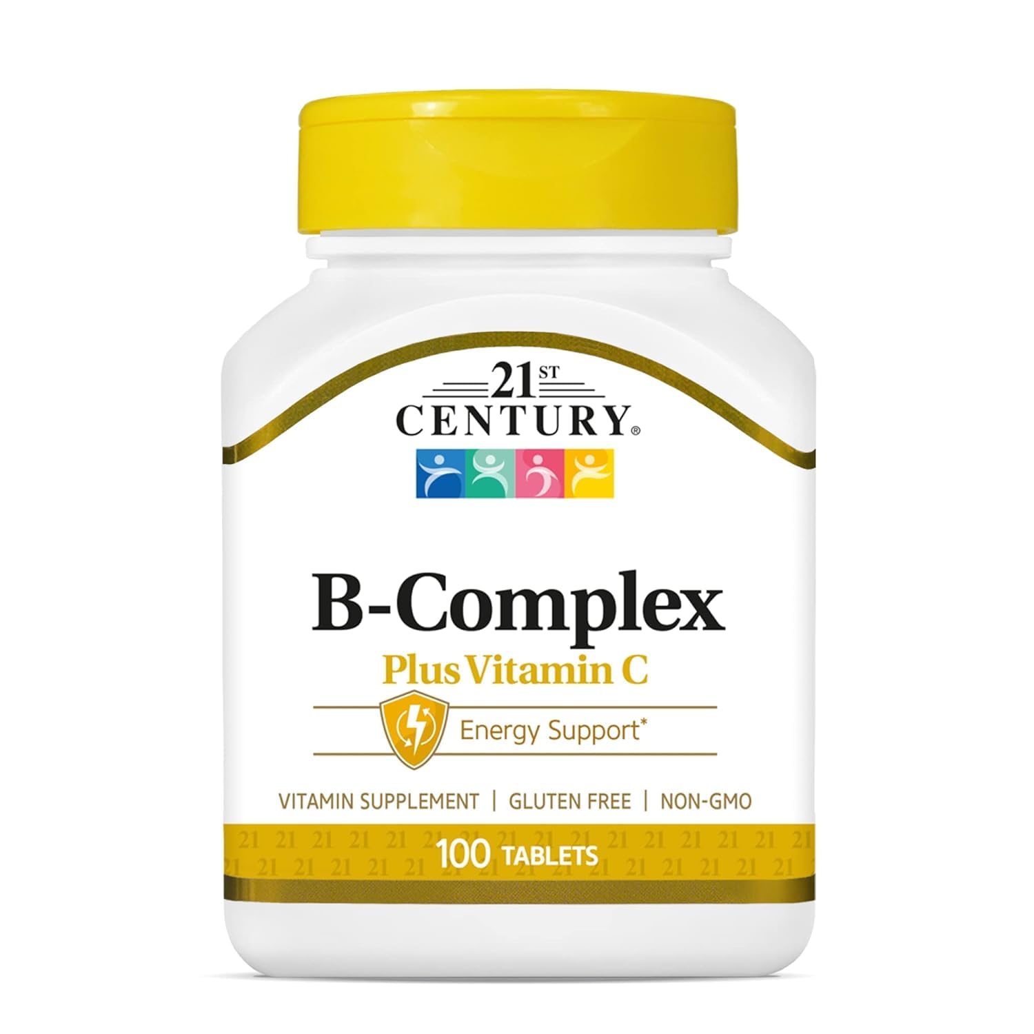 21st Century Healthcare, B Complex Plus Vitamin C, Tablets 100 Count (Pack of 1) - Medaid International