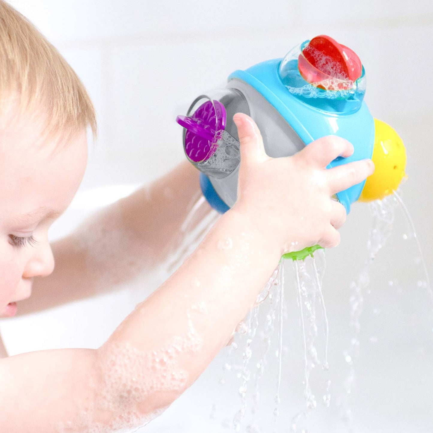 Sassy Rain Shower Bath Ball STEM Bath Toy, 6+ Months - Medaid International