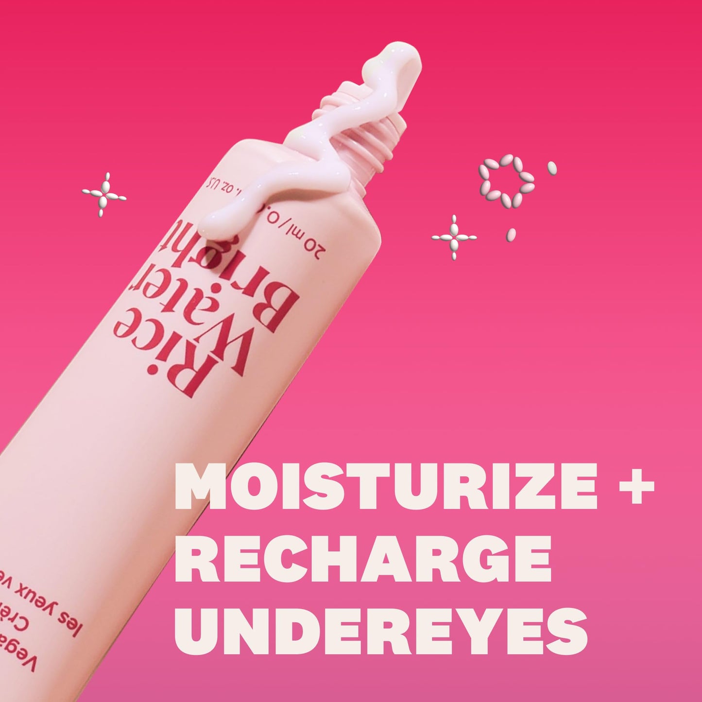 The Face Shop Rice Water Bright Vegan Eye Cream - Eye Cream for Dark Circles - Dark Circles Under Eye Treatment - Under Eye Brightener - Hydrating - Niacinamide - Hyaluronic Acid - Korean Skin Care - Medaid International