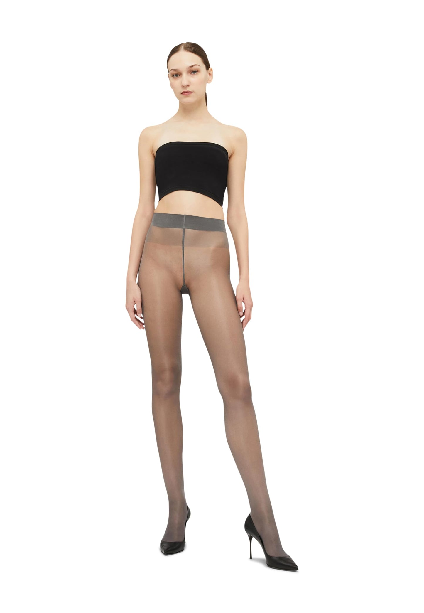 Wolford Satin Touch 20 Denier Tights For Women (Steel,XS) - Medaid International