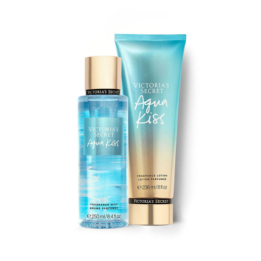 Victoria's Secret Aqua Kiss Mist & Lotion Set - Medaid International