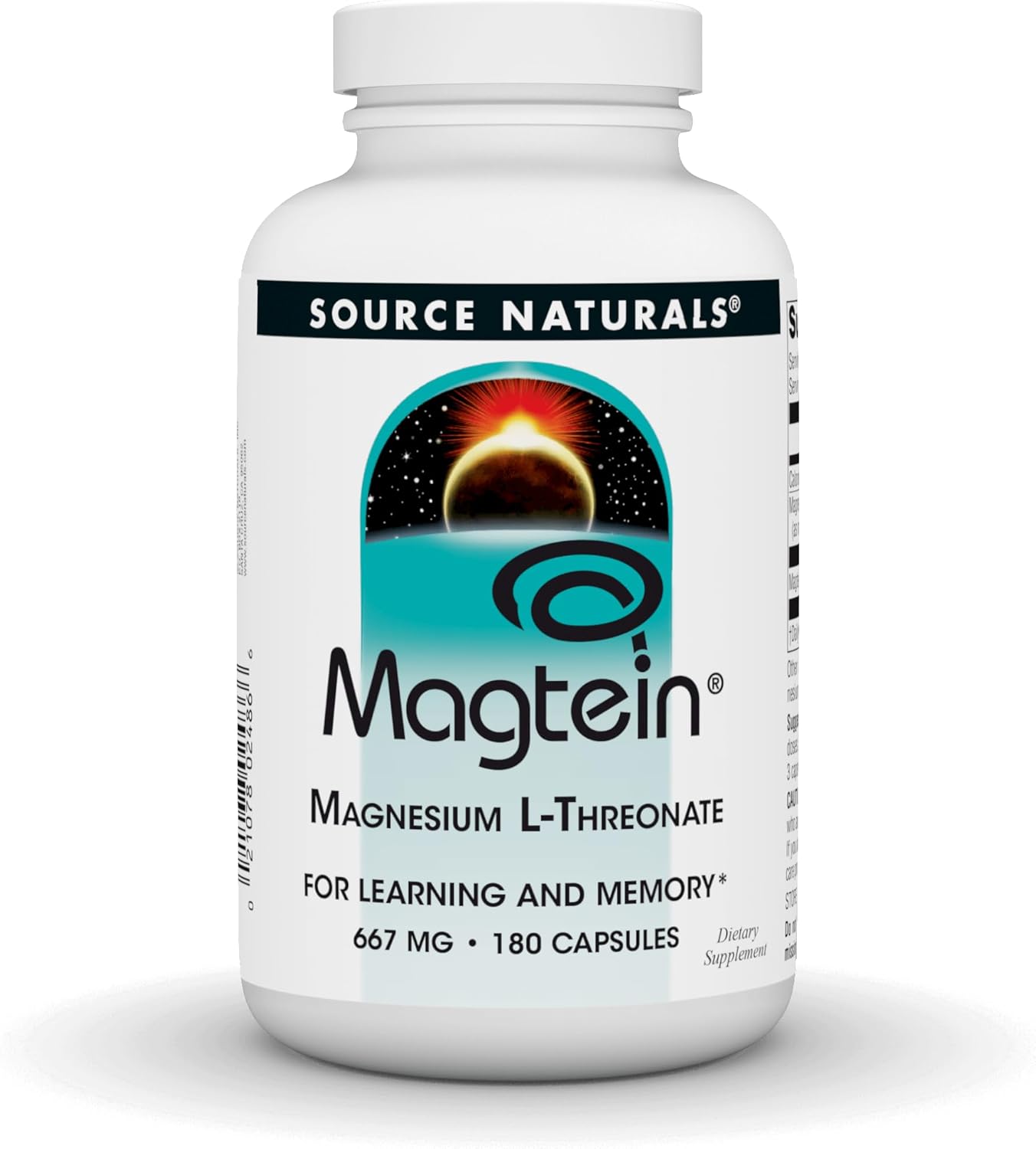 Source Naturals, Magtein, Magnesium L-Threonate, 180 Capsules - Medaid International