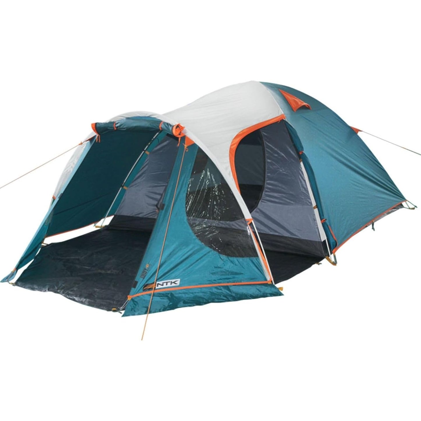NTK Indy GT 4/6/8 Person Outdoor Tent for Camping | Camping Tent with Extended Front & Canopy| 100% Waterproof Dome & Breathable Mesh | 3 Season Tent | Easy Setup Tent - Medaid International