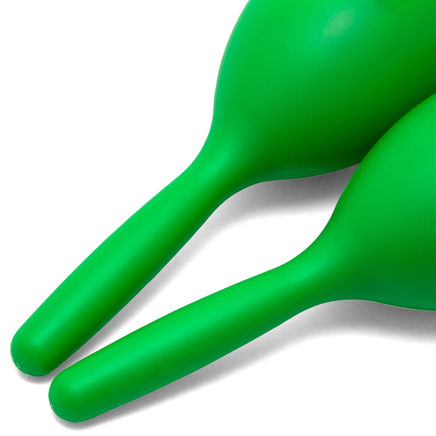 Tiger Full Size Plastic Maracas - Green Pair - Medaid International