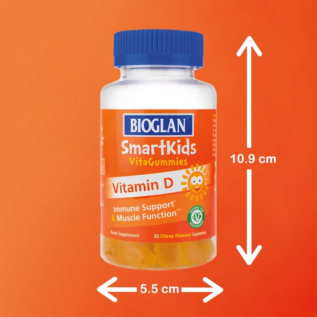 Bioglan SmartKids Vitamin D | Immune Support | 30 Gummies - Medaid International