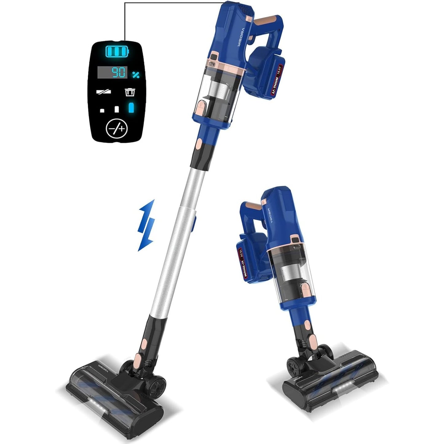 Rechargeable Vacuum Cleaner V112, ‚Äé300 Watts - Medaid International