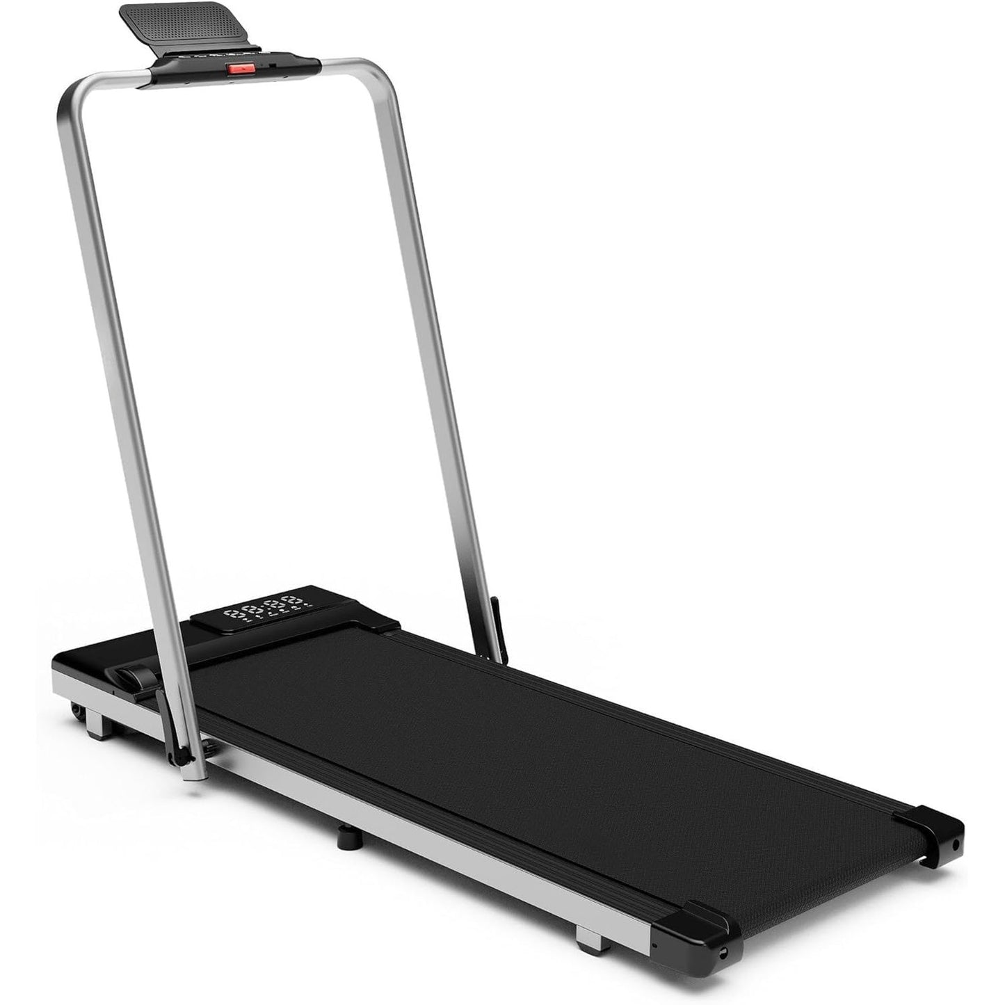 DeerRun Walking Pad Treadmill with Incline and Handle Bar, 3 in 1 Foldable Treadmills for Home Small Office, 300lbs Portable Compact Under Desk Treadmill with App - Medaid International