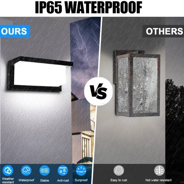 AMZ - 5000K Daylight White LED Outdoor Wall Sconce Light Fixture