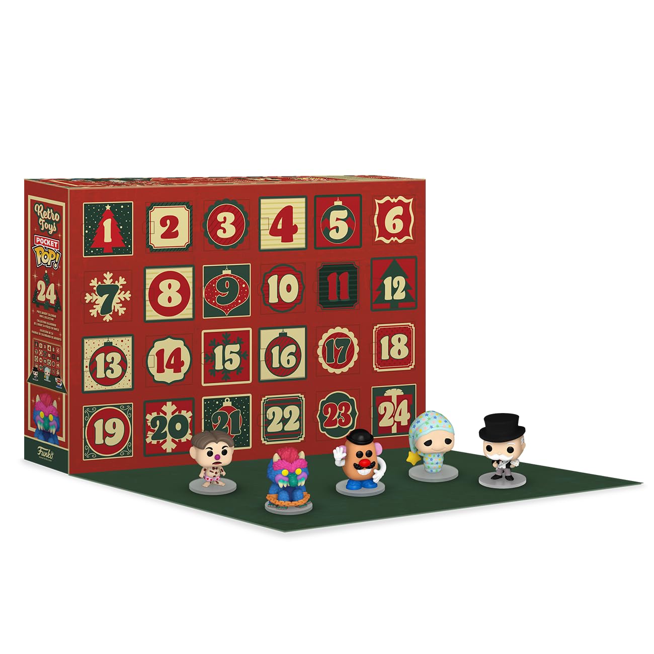 Funko Advent Calendar: Hasbro 2024 - Barrel of Monkeys - 24 Days of Surprise - Collectable Vinyl Mini Figures - Mystery Box - Gift Idea - Holiday Xmas for Girls, Boys & Kids - Christmas Countdown - Medaid International