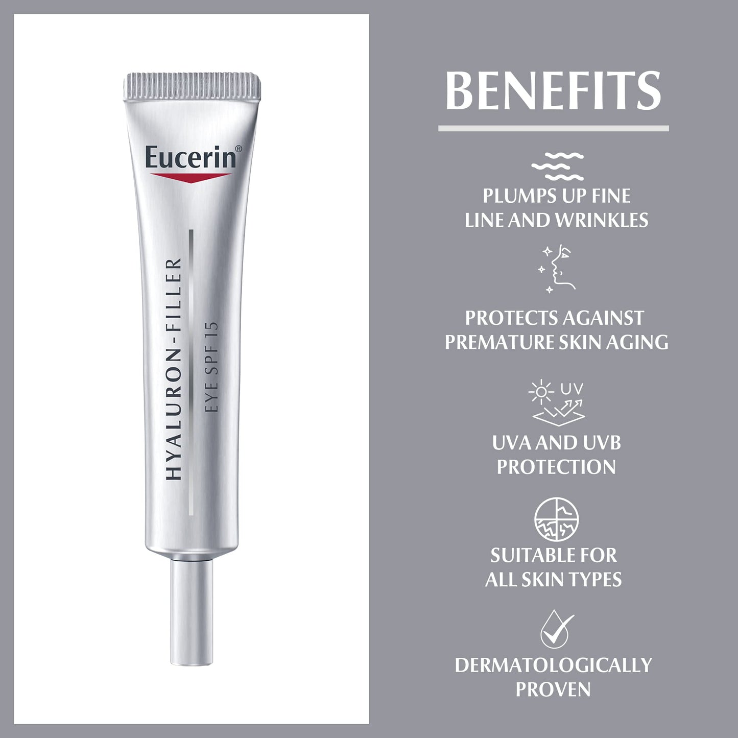 Eucerin Hyaluron-Filler Anti Age SPF15 Eye Cream - Medaid - Lebanon