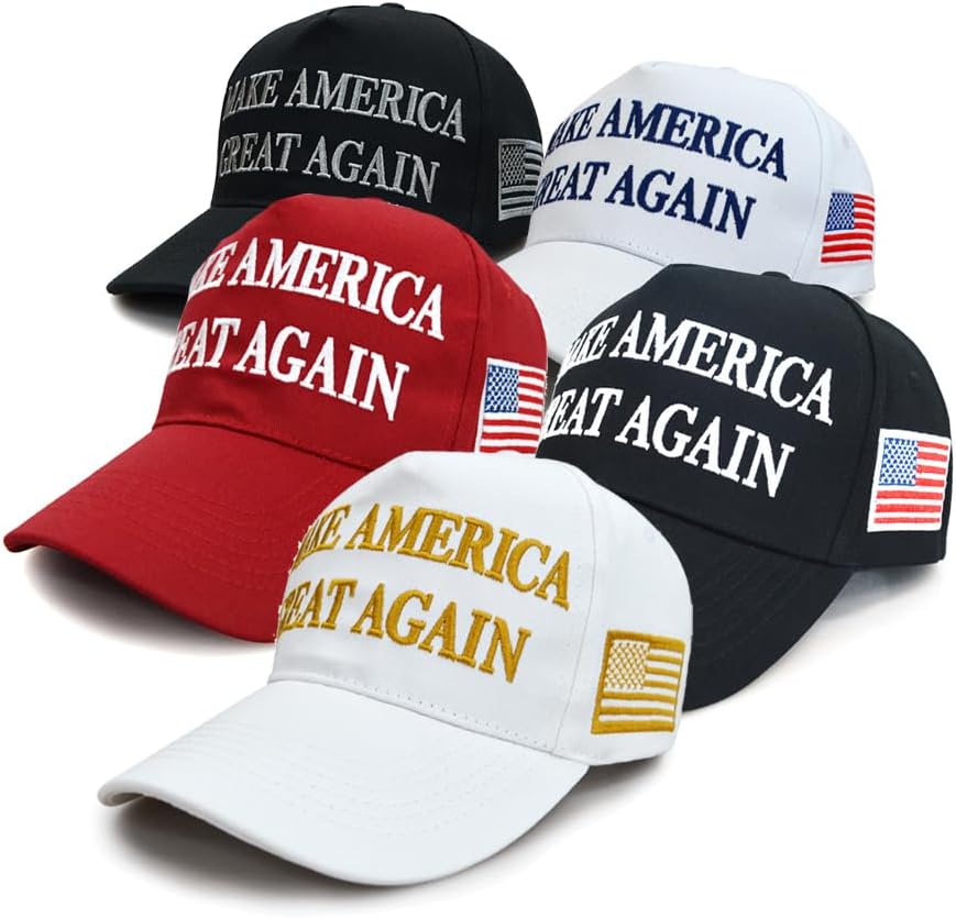 AirPlace Dark MAGA Hat, Make American Great Again Hat 2024, 45-47 Trump Hats Never Surrender Slogan Baseball Cap - Medaid International