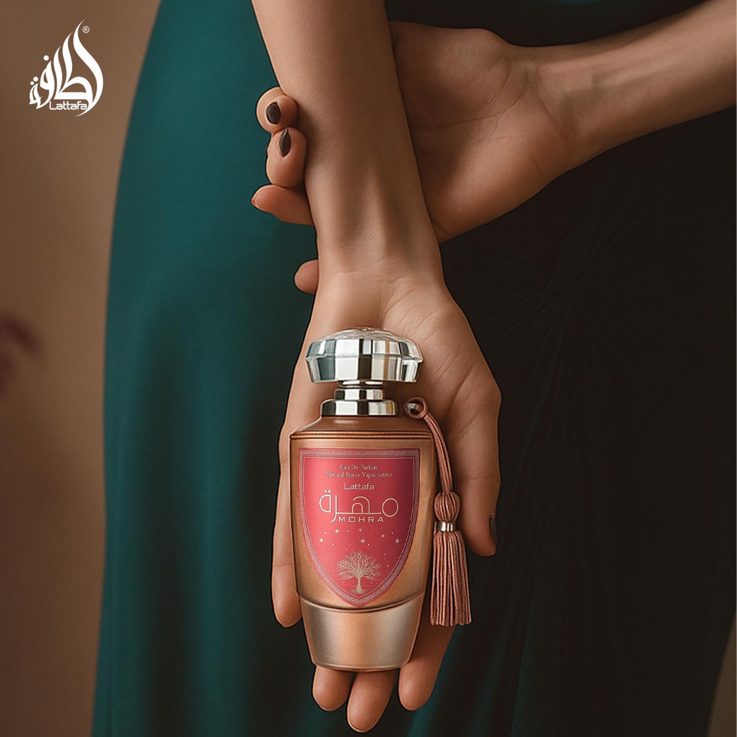 Lattafa Mohra Silky Rose for Women Eau de Parfum Spray, 3.4 Ounce / 100 ml - Medaid International