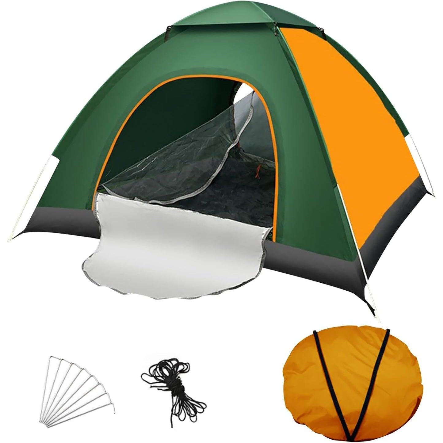 DAYONG Camping Tent for 2-3 People, Automatic Pop-Up Beach Tent, Portable Instant Tent with Carry Bag, Waterproof Dome Tent for Picnics, Travel, Hiking. - Medaid International