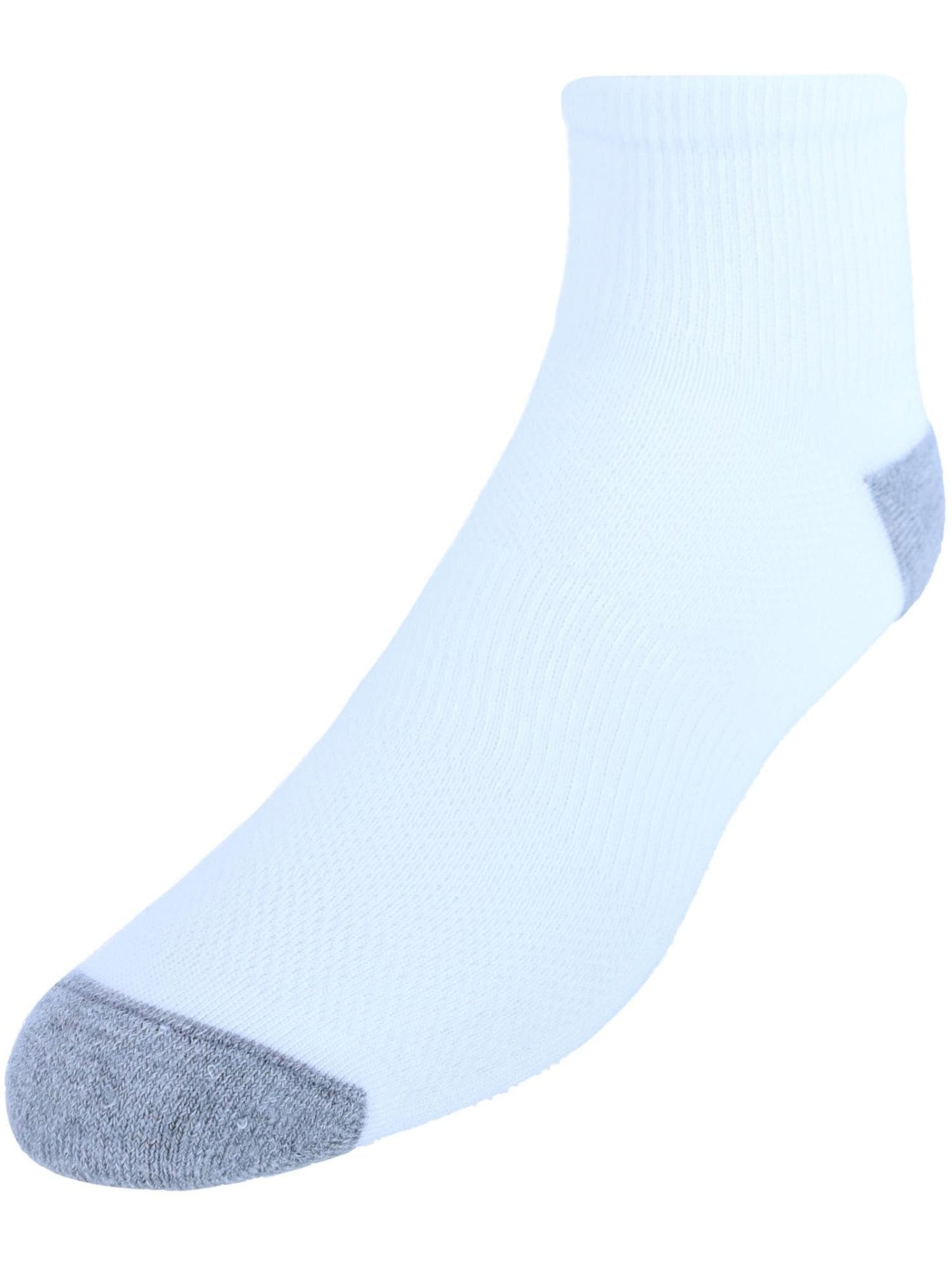 Hanes mens X-temp Lightweight Ankle Socks, 12-pair Pack Casual Sock, White, 6 12 US - Medaid International