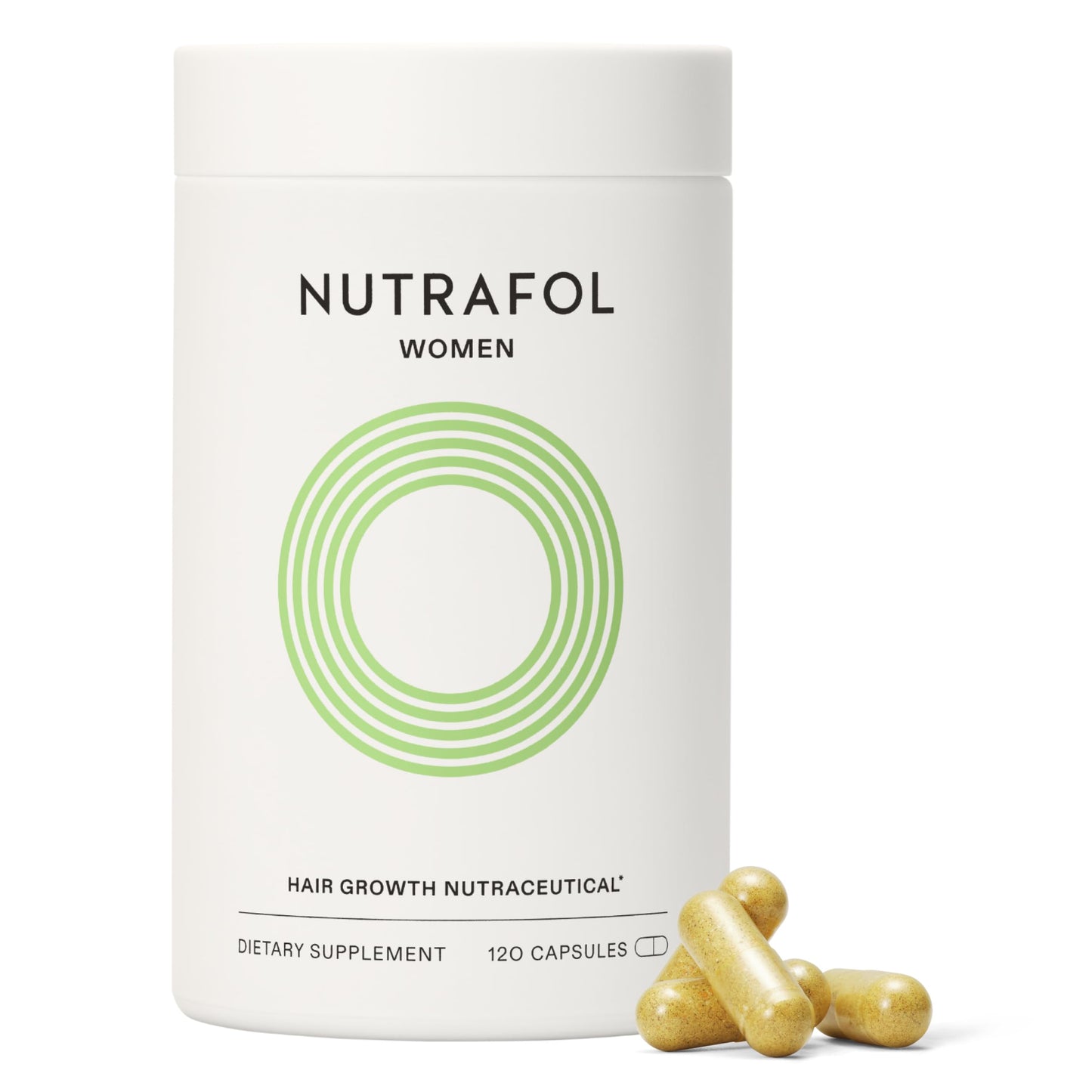 Nutrafol Women's Hair Growth Supplements, Ages 18-44, Clinically Proven for Visibly Thicker and Stronger Hair, Dermatologist Recommended - 1 Month Supply - Medaid International