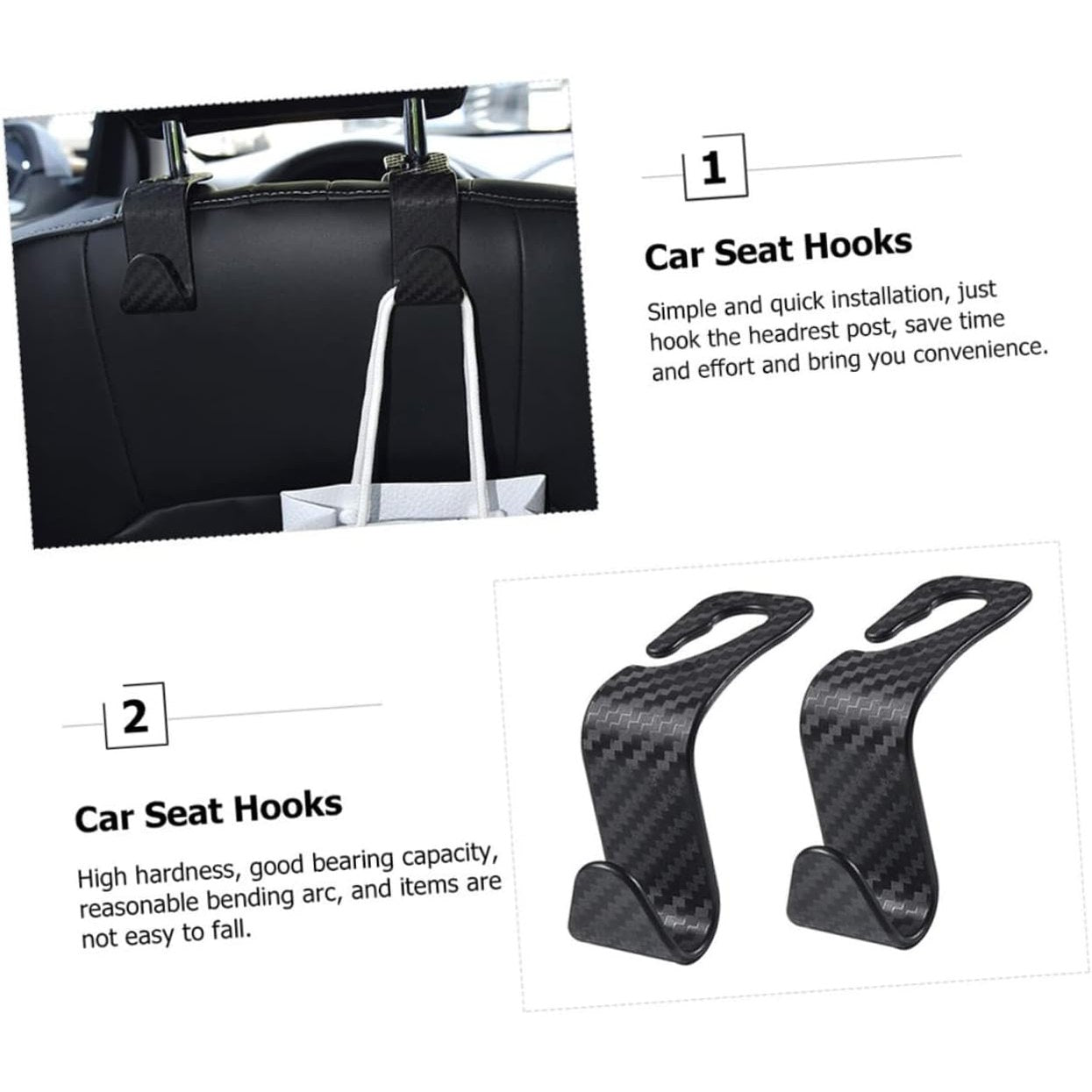 Car Backseat Hanger (2pcs) - Medaid International