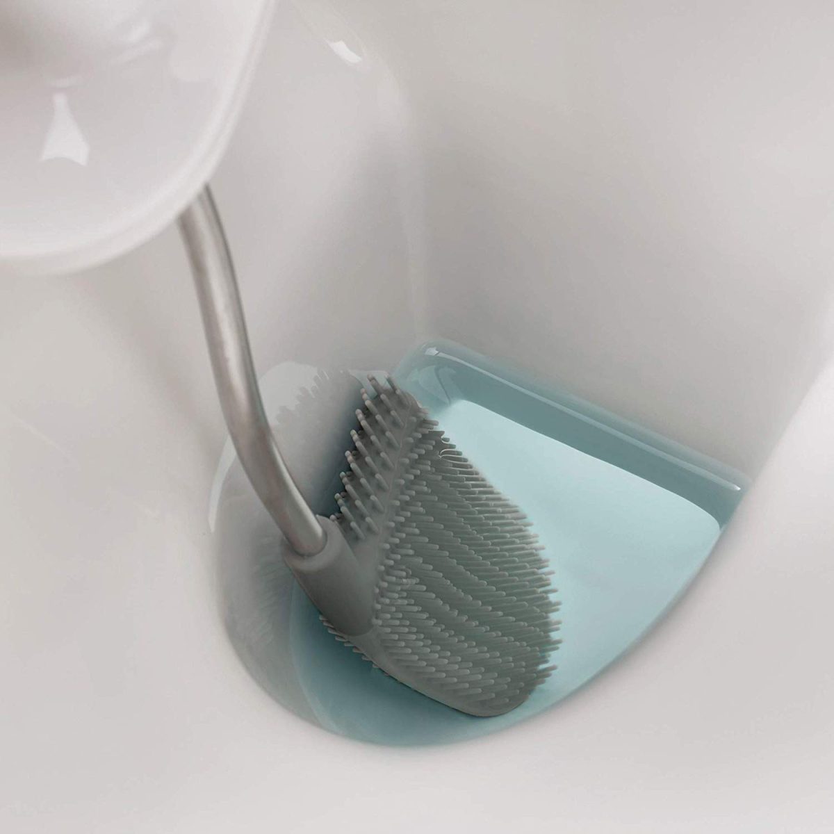 Joseph Joseph EasyStore Butler Toilet Paper Holder Stand and Flex Toilet Brush with Shelf and Drawer, Stainless Steel - Medaid International
