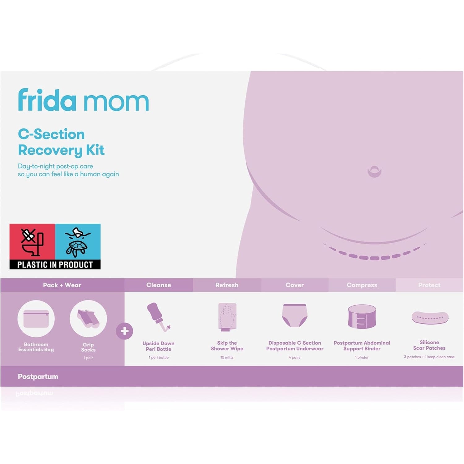 Frida Mom C-Section Recovery Must Have Kit for Labour, Delivery