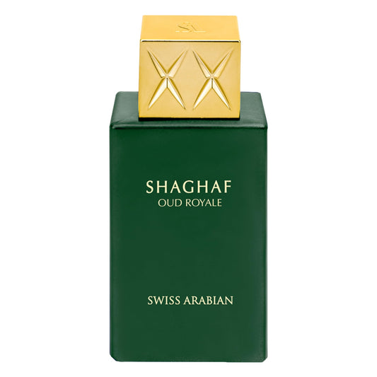 Swiss Arabian Shaghaf Oud Royale Spicy, Oud, Aromatic Fragrance - Notes of Saffron and Lavender - Perfume for Women and Men - 2.5 oz EDP Spray - Medaid International