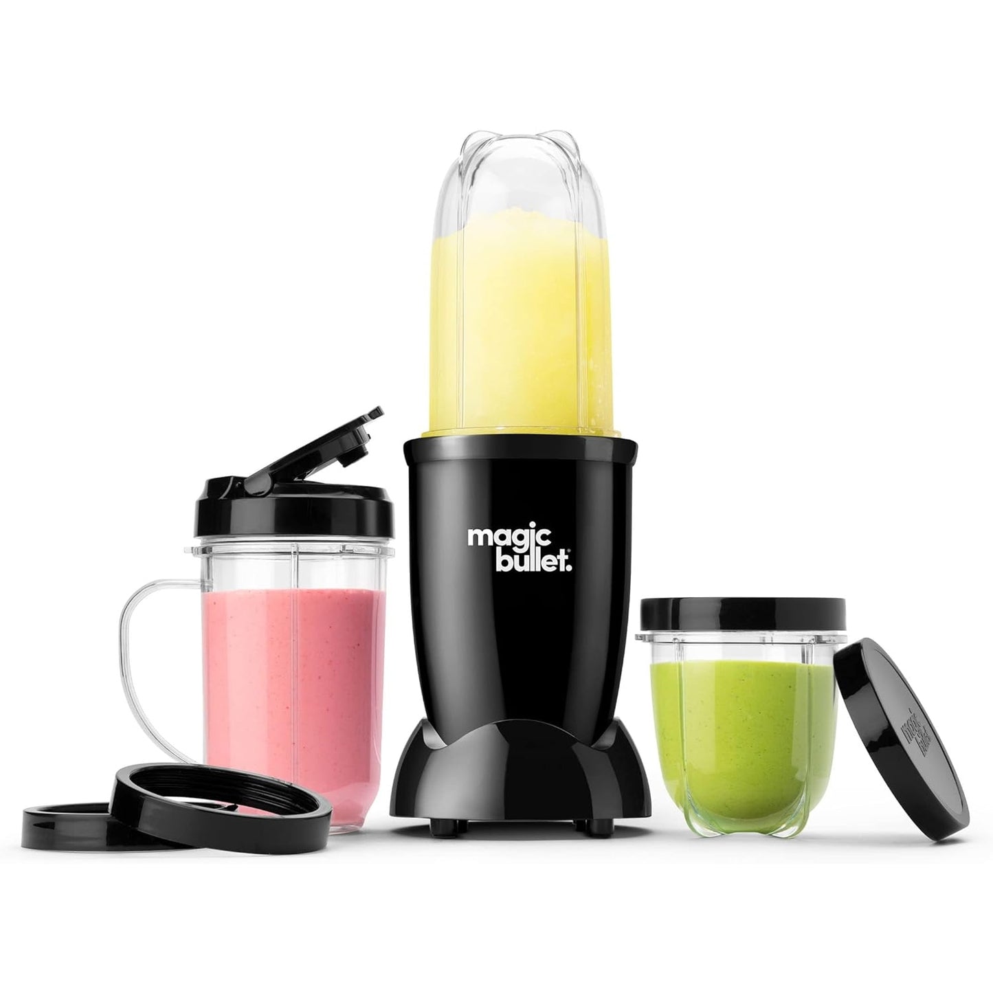 Magic Bullet Blender, Small, Silver, 11 Piece Set - Medaid International